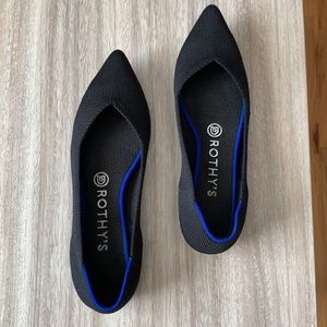 Rothy’s Black The Point Shoe